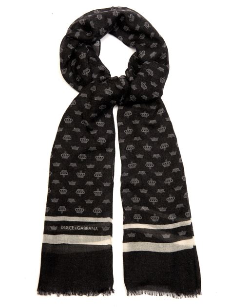 dolce gabbana scarf mens|dolce and gabbana silk scarf.